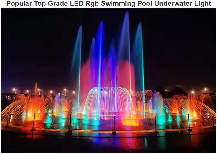 Popular Top Grade LED Rgb Piscina Debaixo d-água